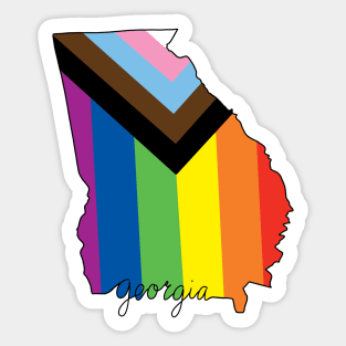 Georgia Pride Sticker